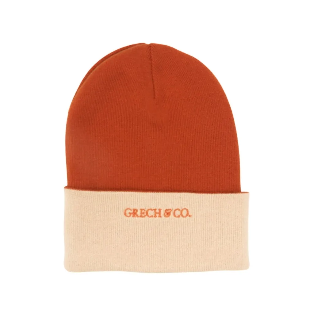 Reversible Knit Hat - Oat Sienna