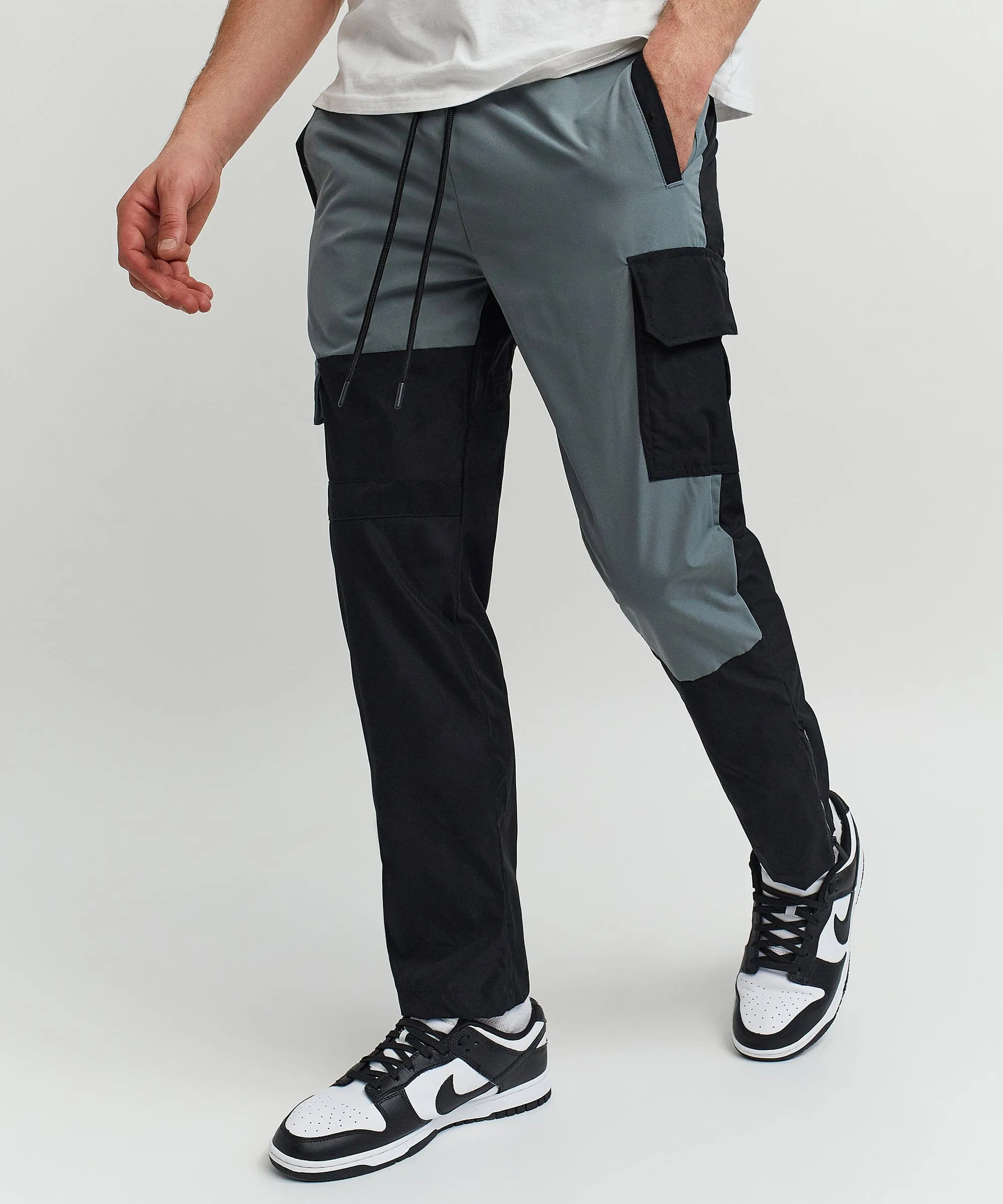 Riffraff Nylon Multi Pocket Cargo Pants