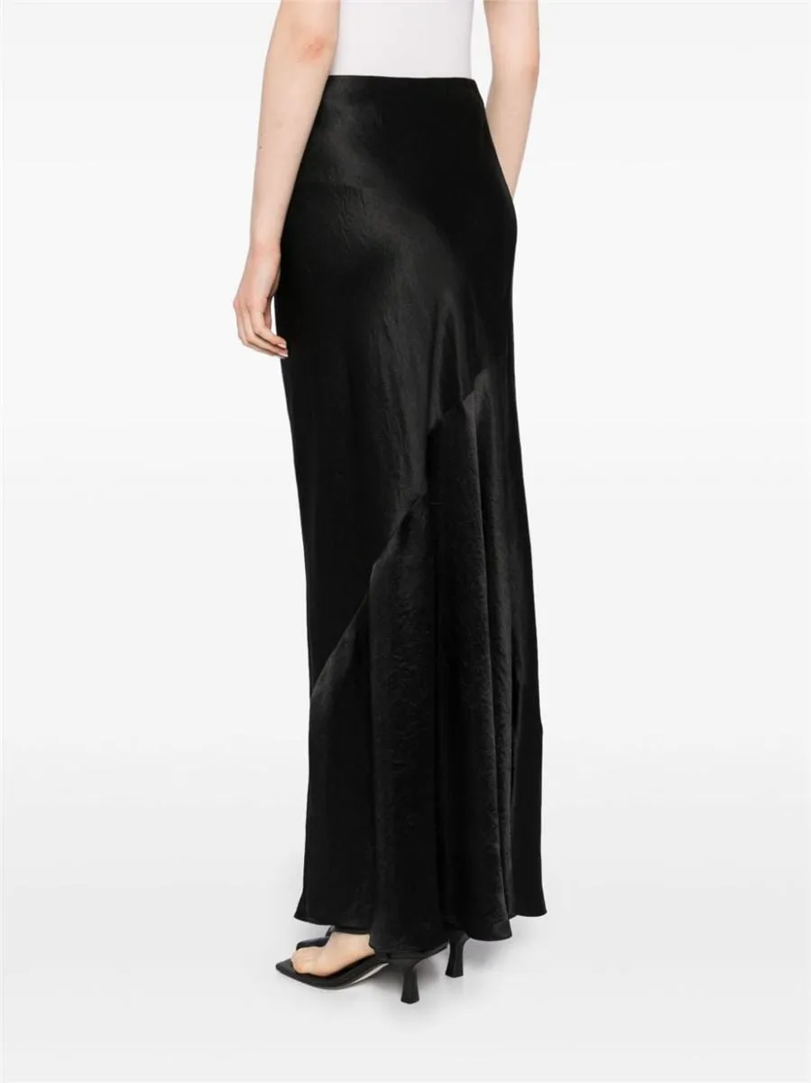 SATIN MAXI SKIRT