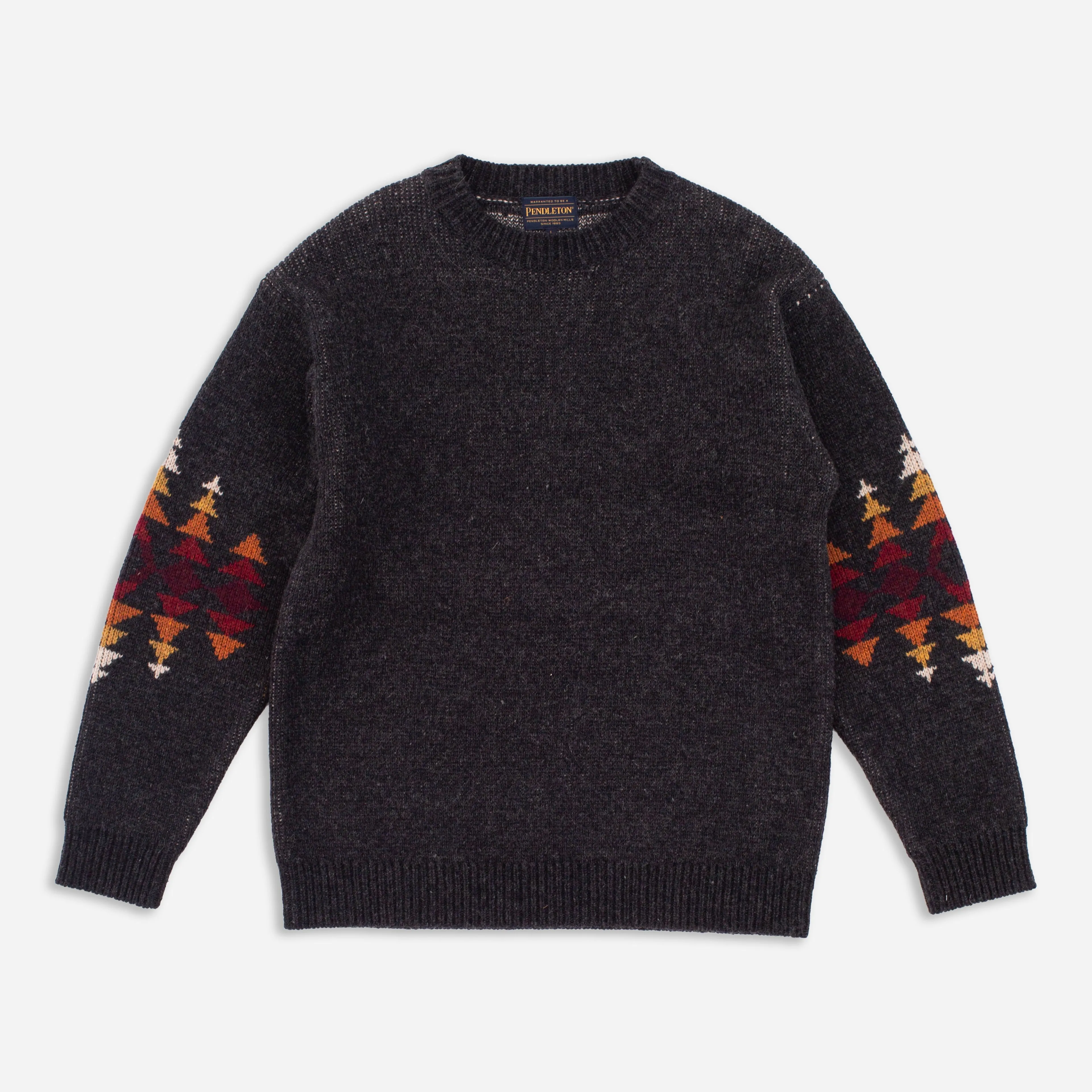 SHETLAND KNITTED SWEATER - BLACK FOUR CORNERS