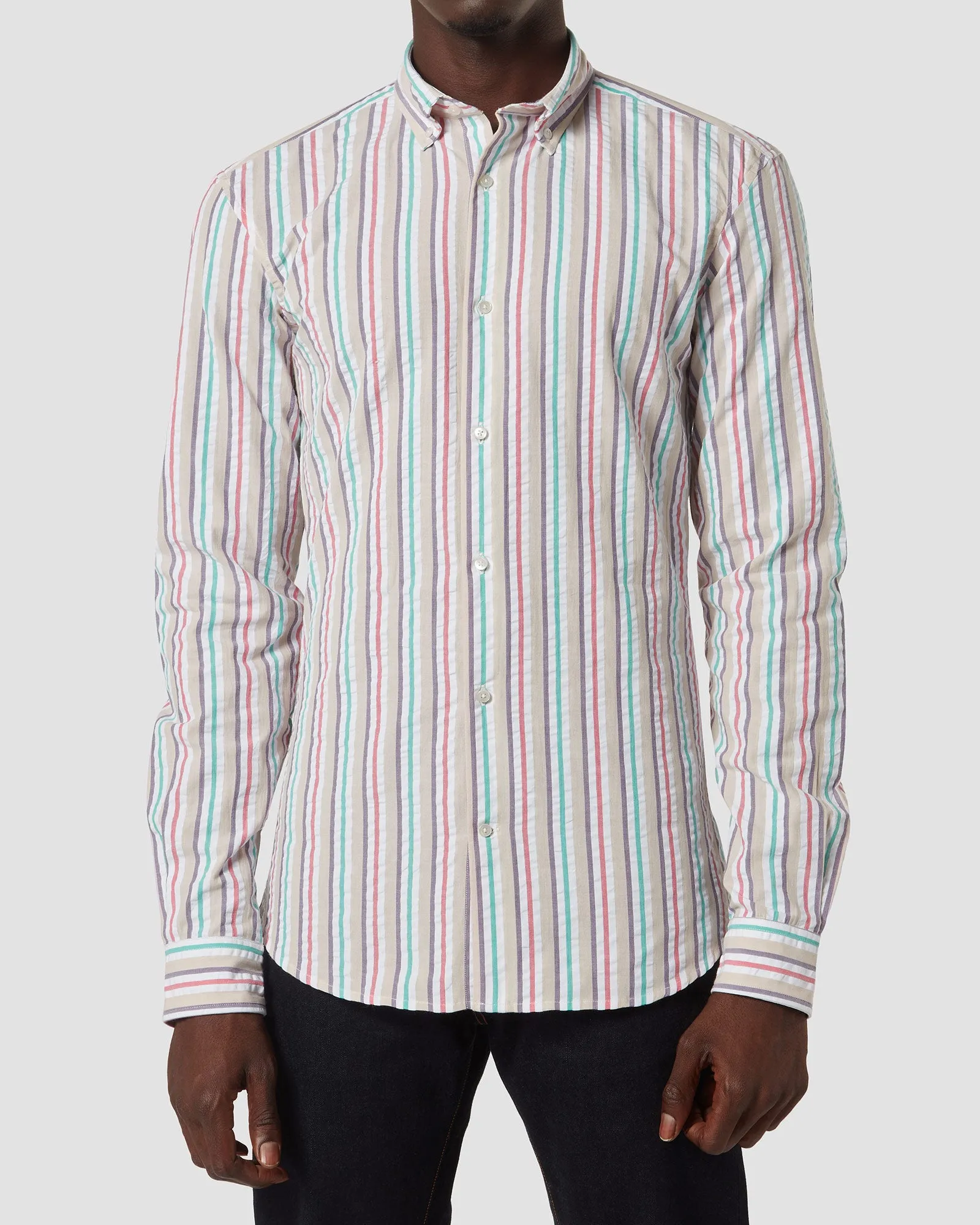 Somelos Sweet Floss Striped Shirt