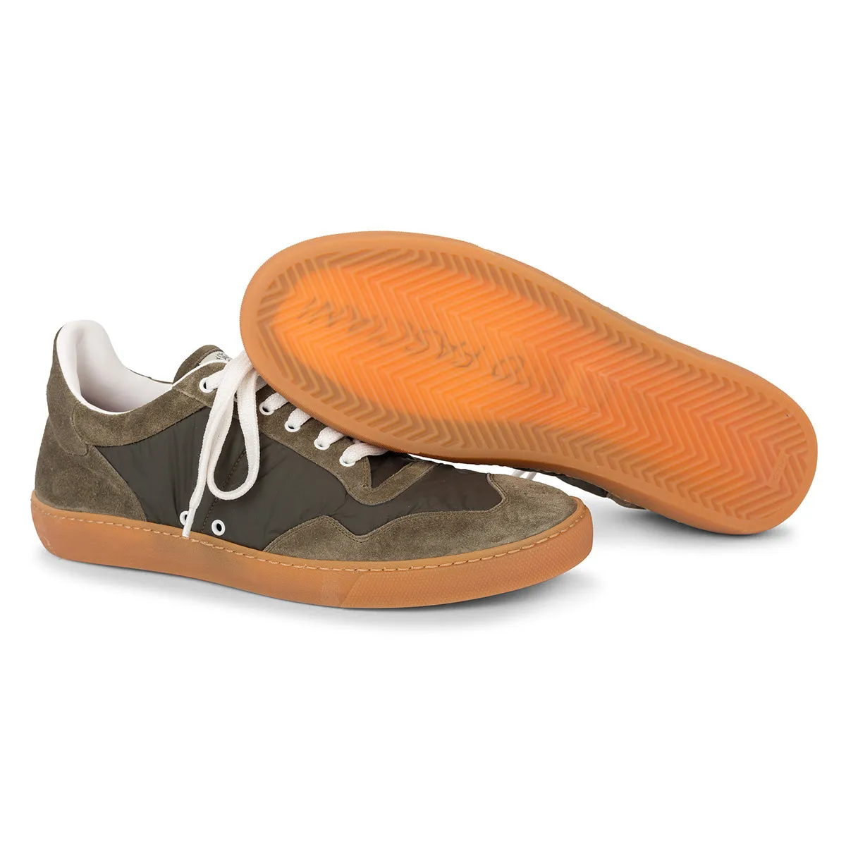 SPORT 85025<br> Leather and fabric sneakers