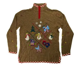 Stars And Stripes-Small Christmas Sweater