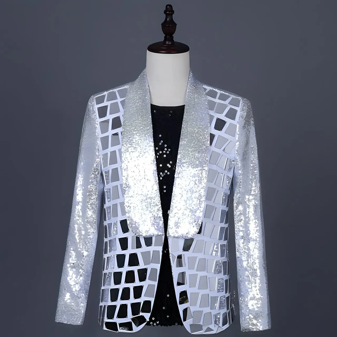 The Francesco Slim Fit Sequin Blazer Suit Jacket