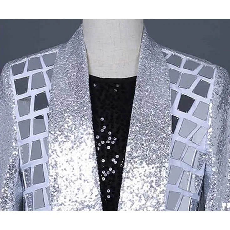 The Francesco Slim Fit Sequin Blazer Suit Jacket