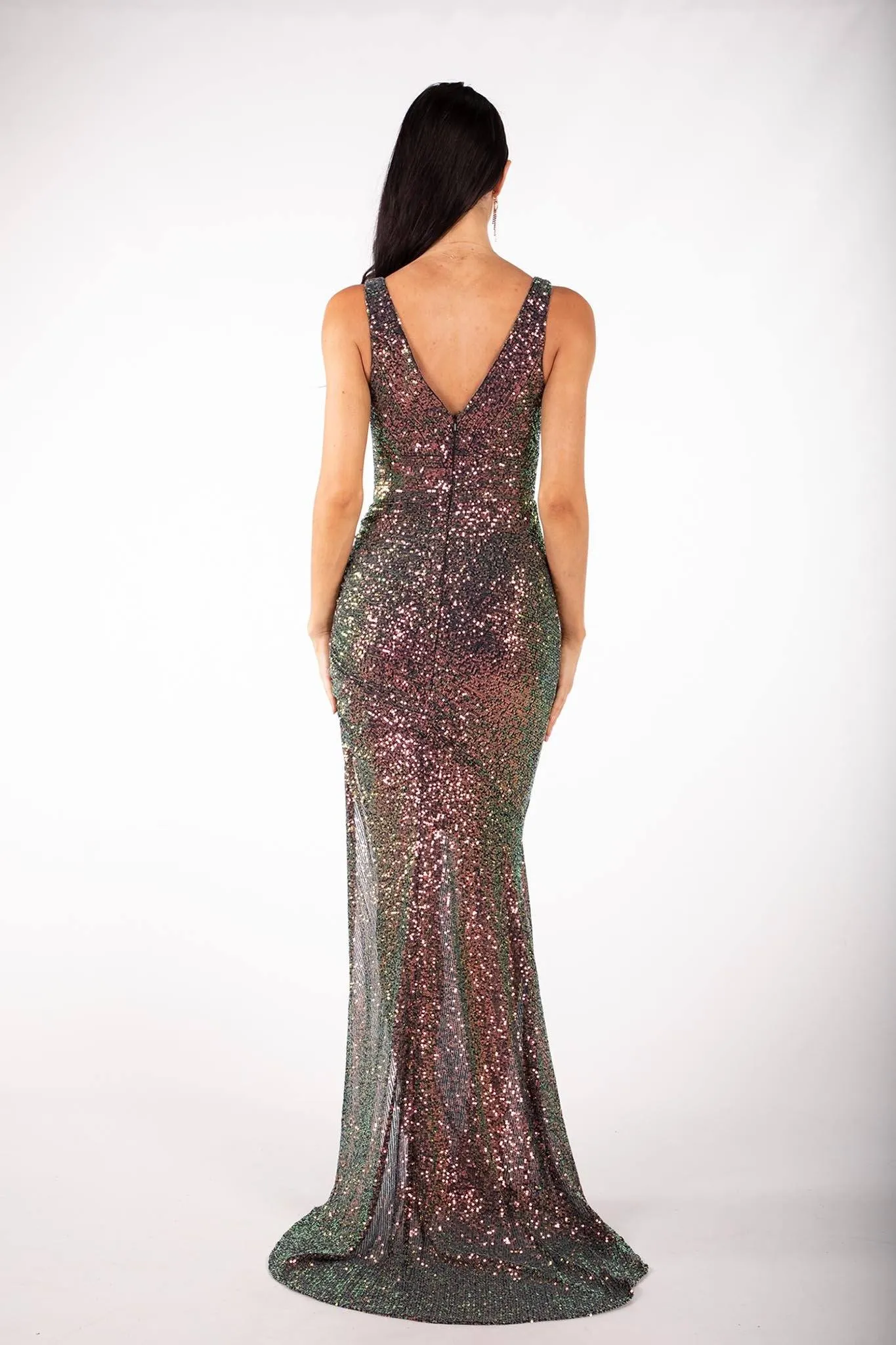 Tropez Gown - Copper Brown