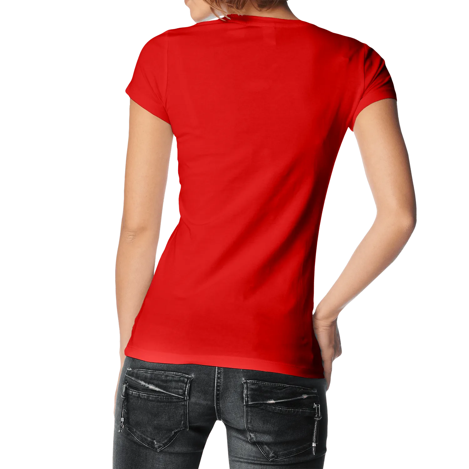 Women's round neck Black/Mustard/Red Value Pack