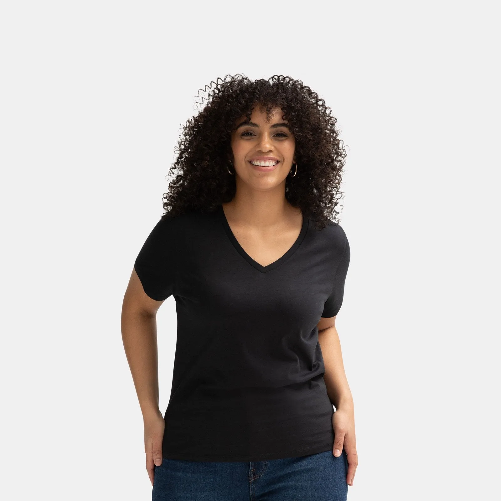 Women's V-Neck T-Shirt & Sweatpants 4-Pack